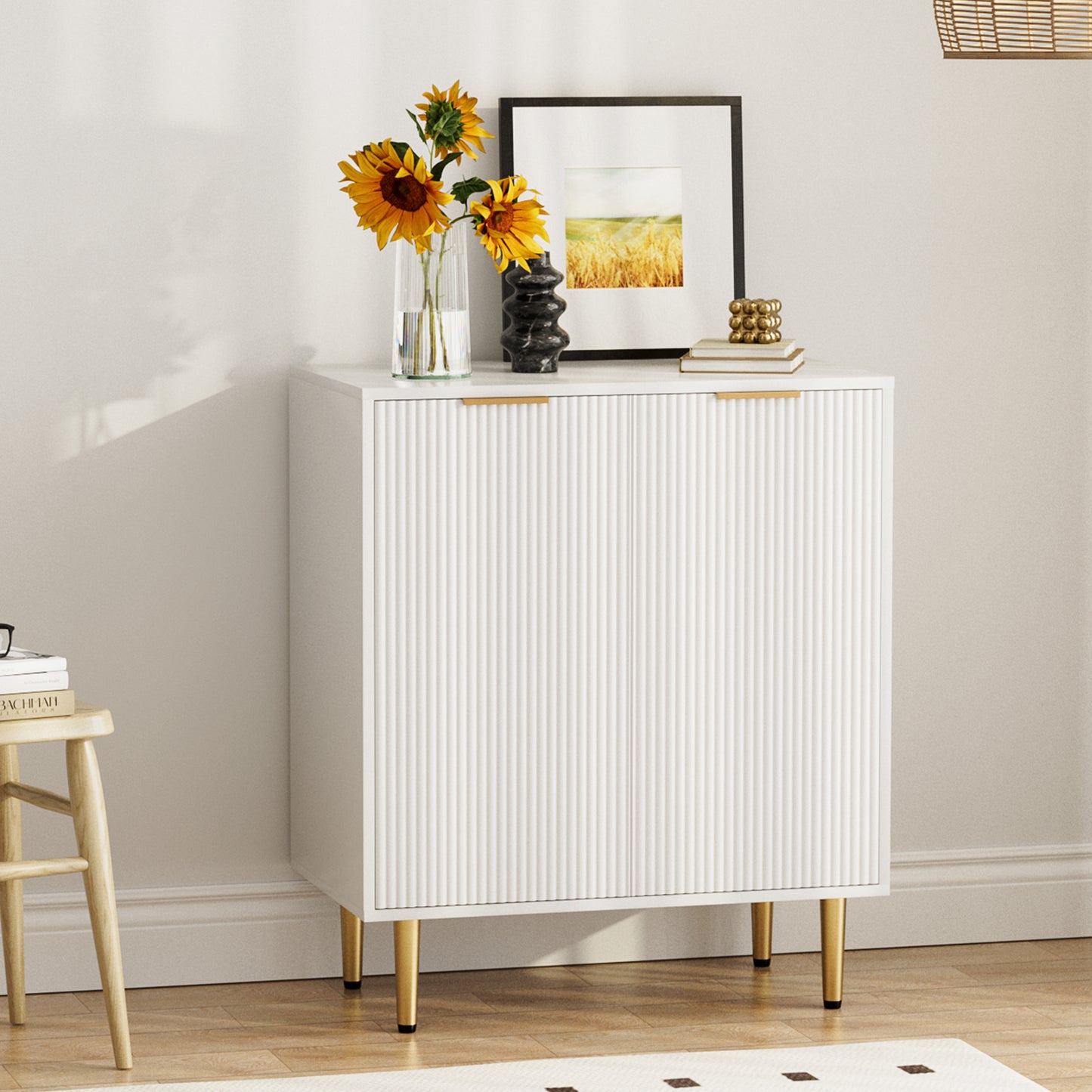 Multifunctional Cabinet with Storage Adjustable Shelves