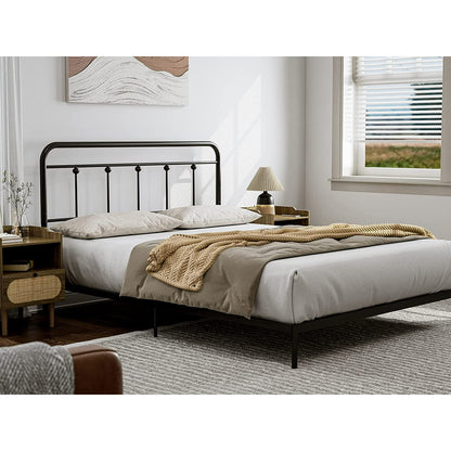 ARICOEASY Metal Full Headboard Only for Bedroom with Height Adjustable, Sturdy Headboard Suitable for Bedrooms, Hotel, Guesthouse