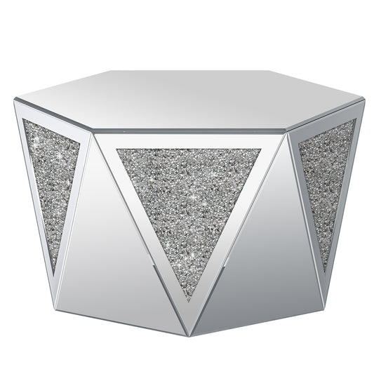 Luxury Mirror Coffee Table with Crushed Diamond