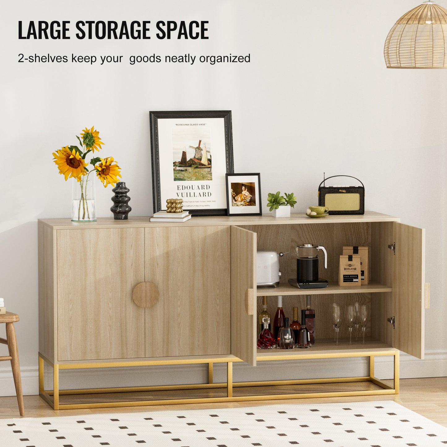 Accent Storage Cabinet & Modern Buffet Cabinet