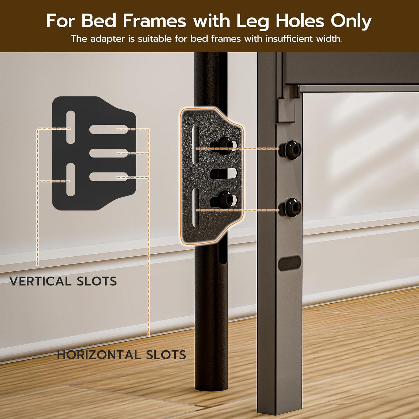 Metal Adjustable Headboard Only for Bedroom
