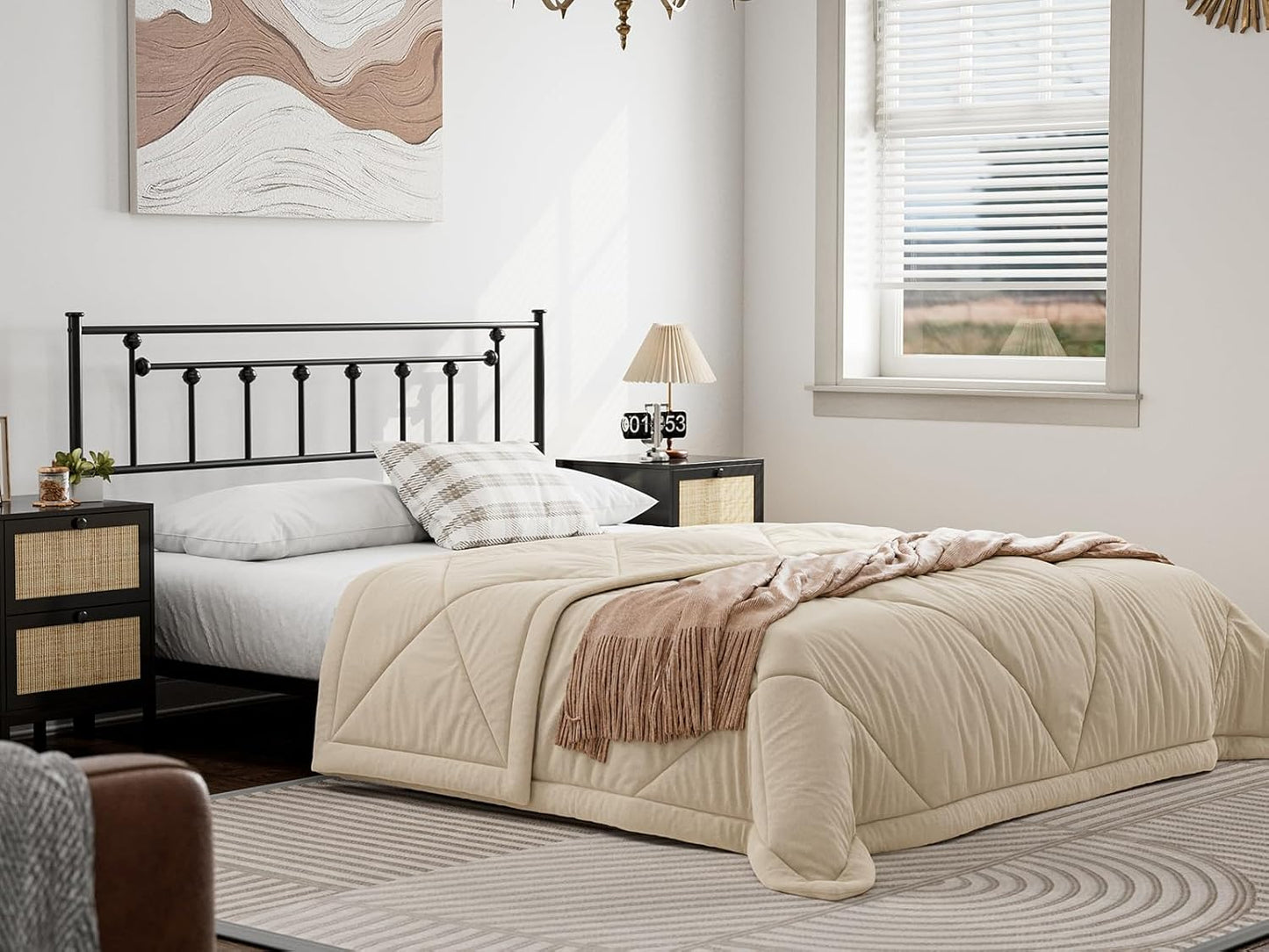 Metal Adjustable Headboard Only for Bedroom