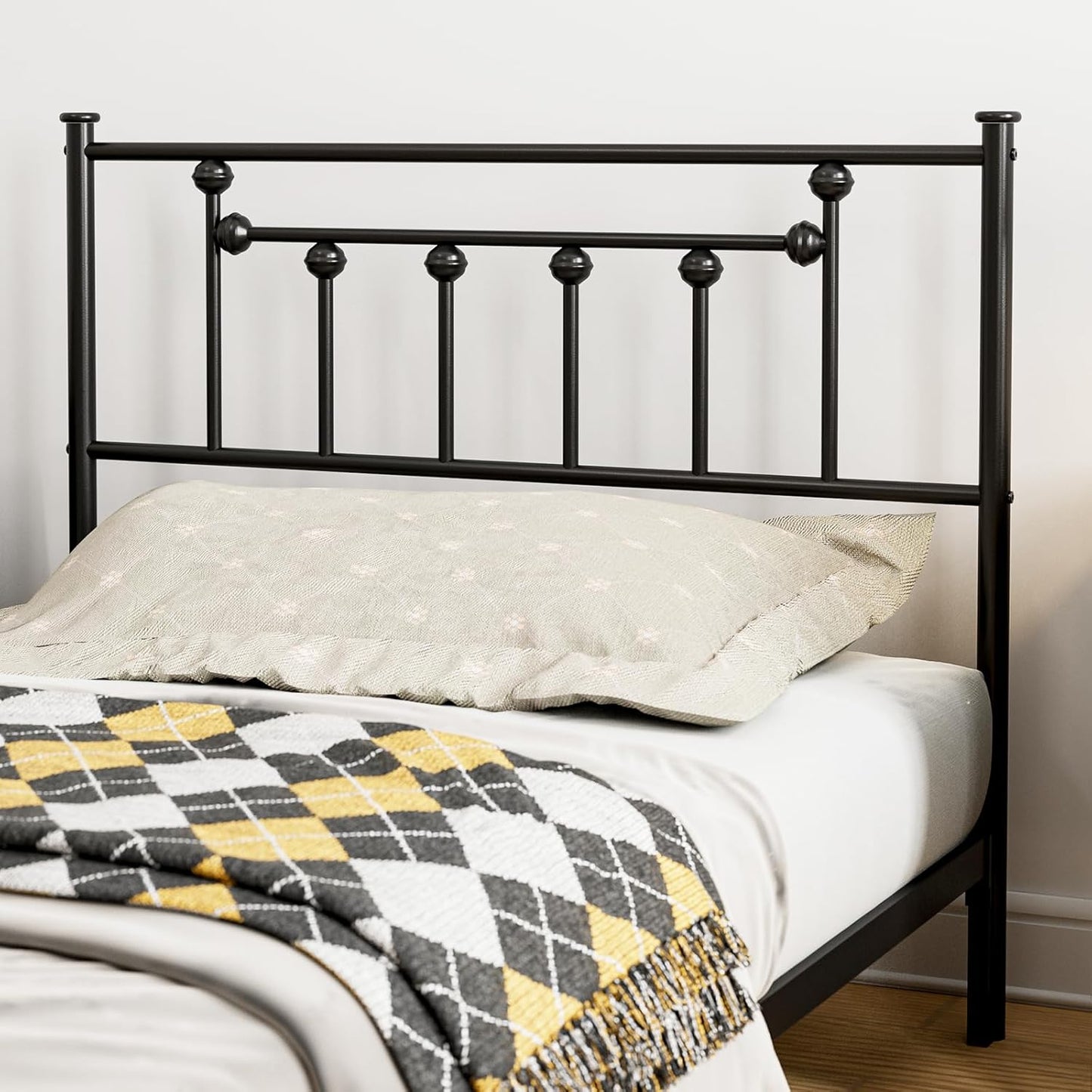 Metal Adjustable Headboard Only for Bedroom