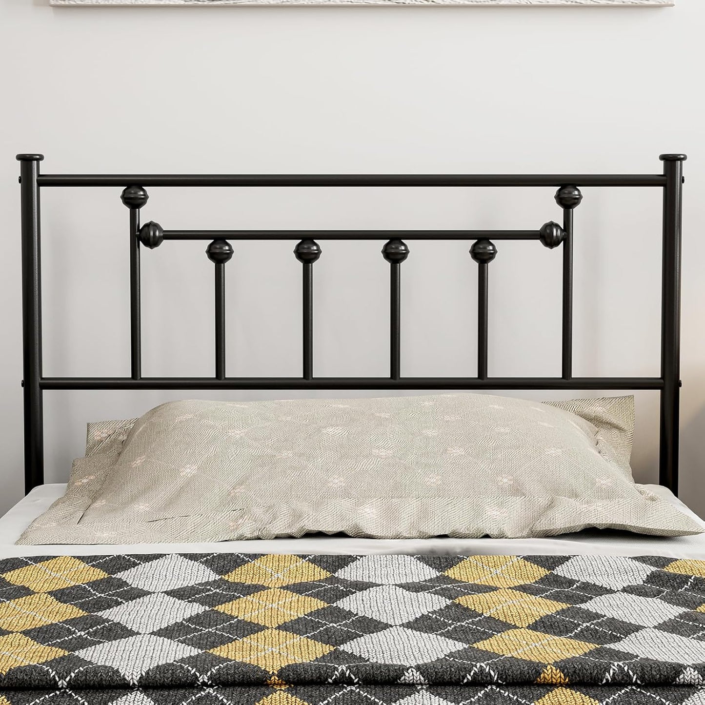 Metal Adjustable Headboard Only for Bedroom