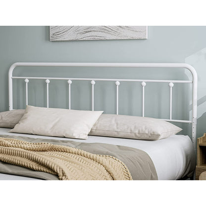 ARICOEASY Metal California King Size Headboard for Bedroom with Height Adjustable, Sturdy Headboard Suitable for Bedrooms, Hotel, Guesthouse