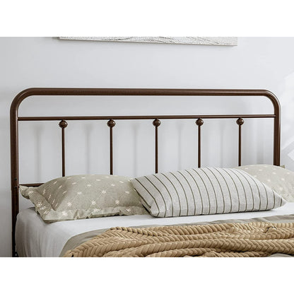ARICOEASY Metal Full Headboard Only for Bedroom with Height Adjustable, Sturdy Headboard Suitable for Bedrooms, Hotel, Guesthouse