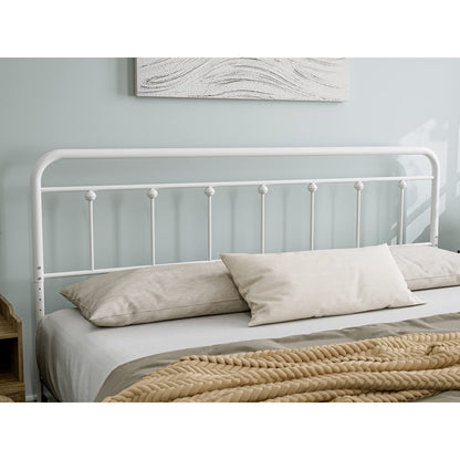 ARICOEASY Metal King Size Headboard Only for Bedroom with Height Adjustable, Sturdy Headboard Suitable for Bedrooms, Hotel, Guesthouse