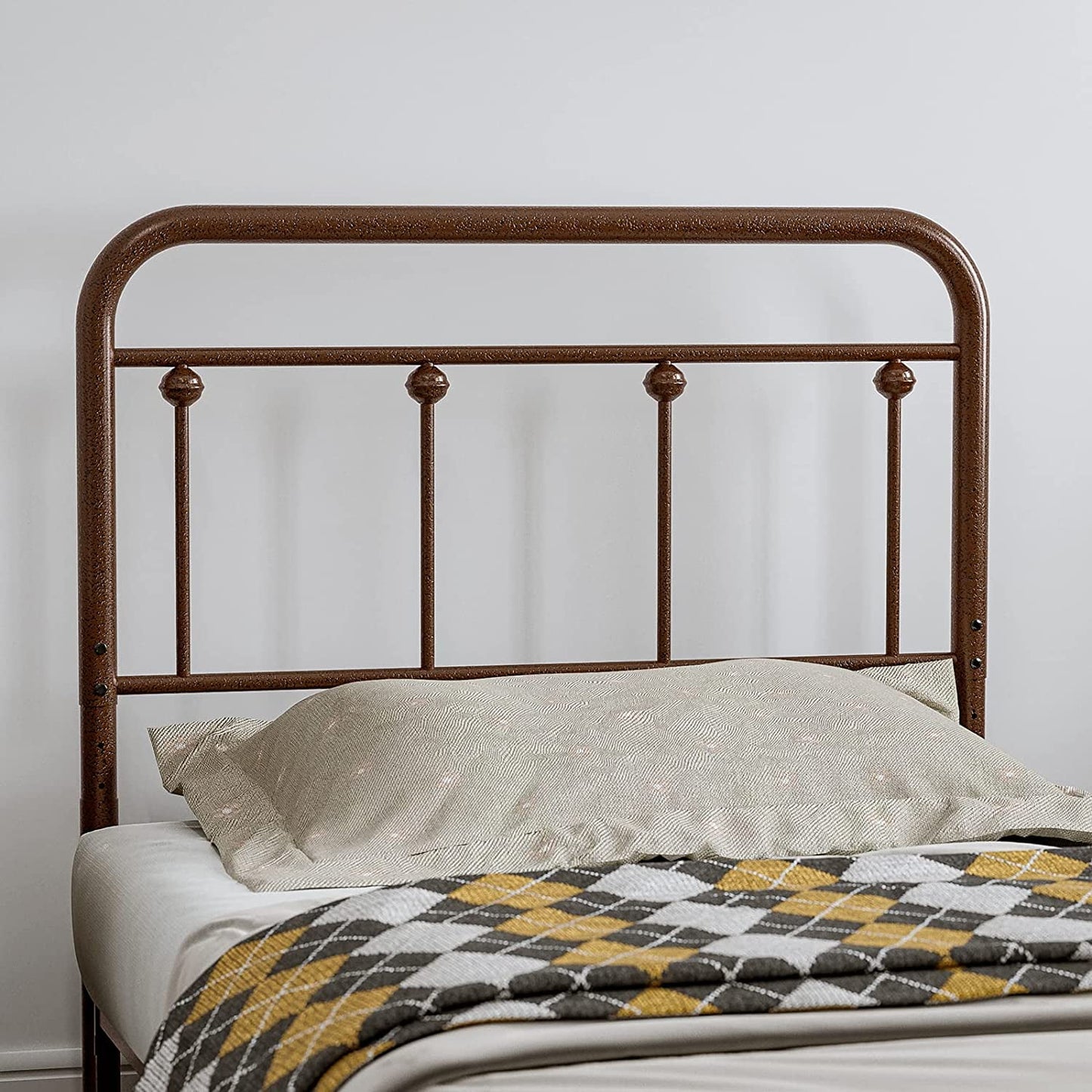 ARICOEASY Metal Twin/Twin XL Headboard Only for Bedroom with Height Adjustable, Sturdy Headboard Suitable for Bedrooms, Hotel, Guesthouse