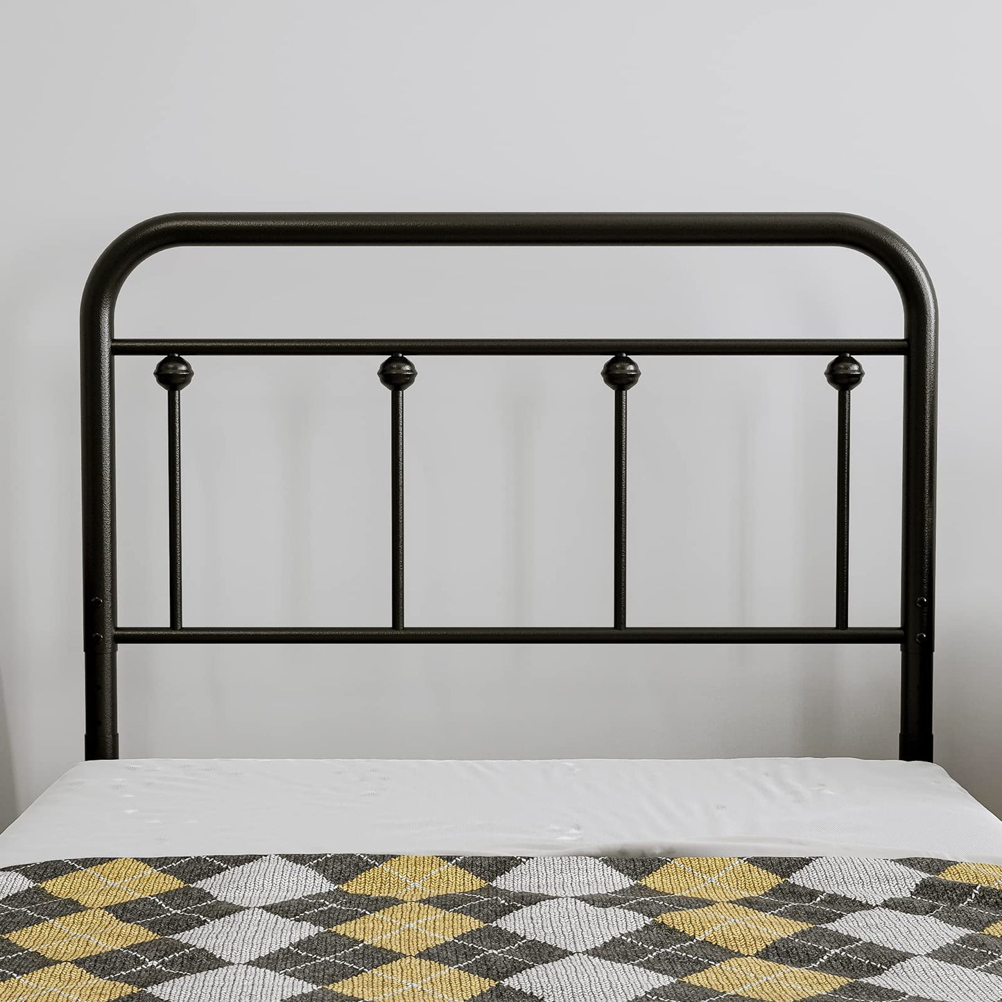 ARICOEASY Metal Twin/Twin XL Headboard Only for Bedroom with Height Adjustable, Sturdy Headboard Suitable for Bedrooms, Hotel, Guesthouse
