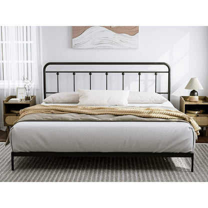ARICOEASY Metal King Size Headboard Only for Bedroom with Height Adjustable, Sturdy Headboard Suitable for Bedrooms, Hotel, Guesthouse
